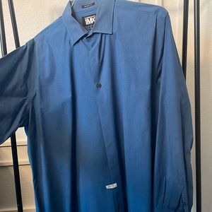 Blue Long Sleeve Button Up